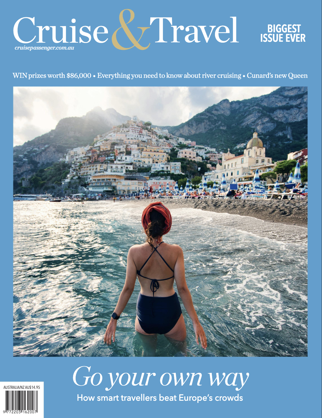 magazine cover for Cruise & Travel "Go your own way" edition